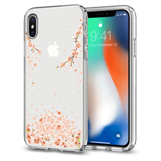 Buy Spigen iPhone X Case Liquid Crystal Blossom - Crystal Clear from Vmart in Pakistan