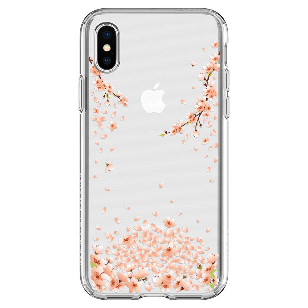 Buy Spigen iPhone X Case Liquid Crystal Blossom - Crystal Clear from Vmart in Pakistan