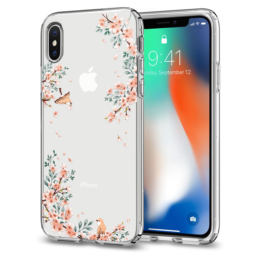 Buy Spigen iPhone X Case Liquid Crystal Blossom - Nature from Vmart in Pakistan