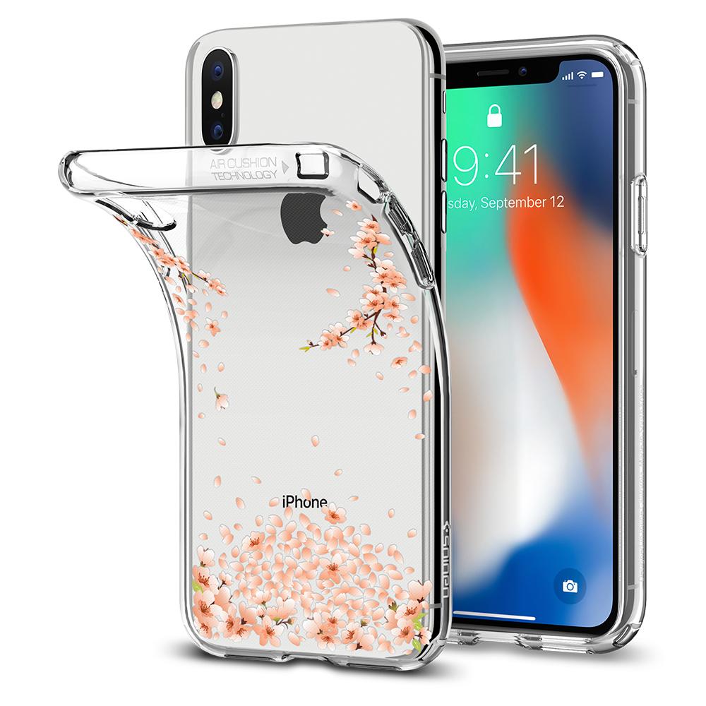Buy Spigen iPhone X Case Liquid Crystal Blossom - Nature from Vmart in Pakistan