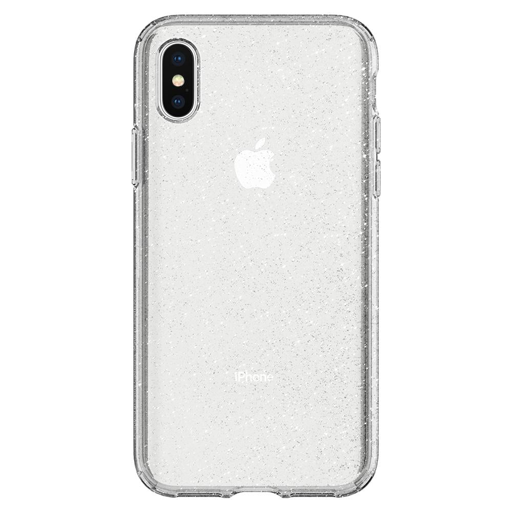 Buy Spigen iPhone X Case Liquid Crystal Glitter - Crystal Quartz from Vmart in Pakistan