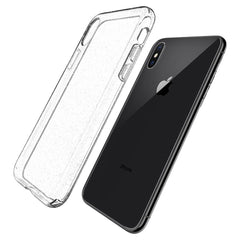 Buy Spigen iPhone X Case Liquid Crystal Glitter - Crystal Quartz from Vmart in Pakistan