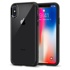 Buy Spigen iPhone X Case Ultra Hybrid - Matte Black from Vmart in Pakistan