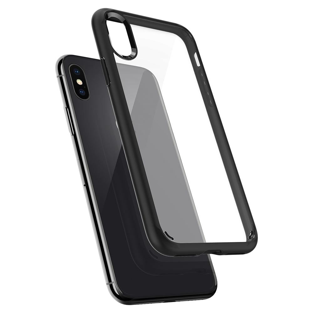 Buy Spigen iPhone X Case Ultra Hybrid - Matte Black from Vmart in Pakistan