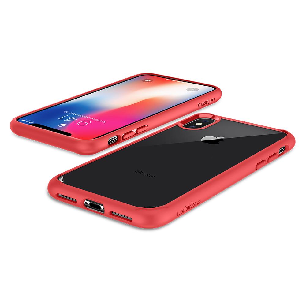Buy Spigen iPhone X Case Ultra Hybrid - Red from Vmart in Pakistan