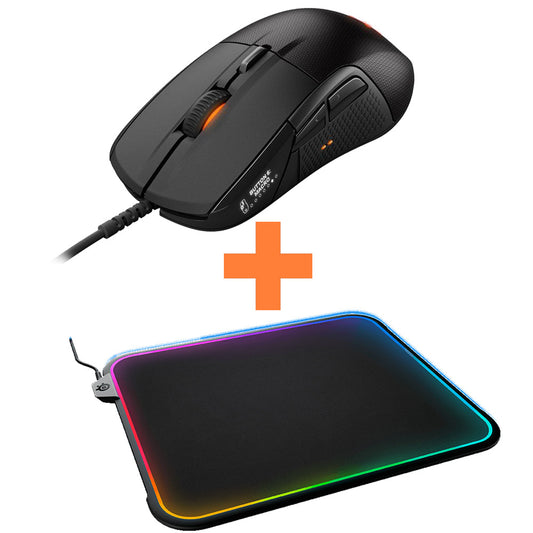 Buy SteelSeries Bundle 1 (Rival 700 Mouse + Qck Prism Mouse Pad) from Vmart in Pakistan