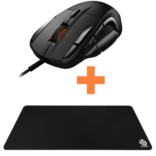 Buy SteelSeries Bundle 2 (Rival 500 Mouse + Qck XXL Mouse Mat) from Vmart in Pakistan