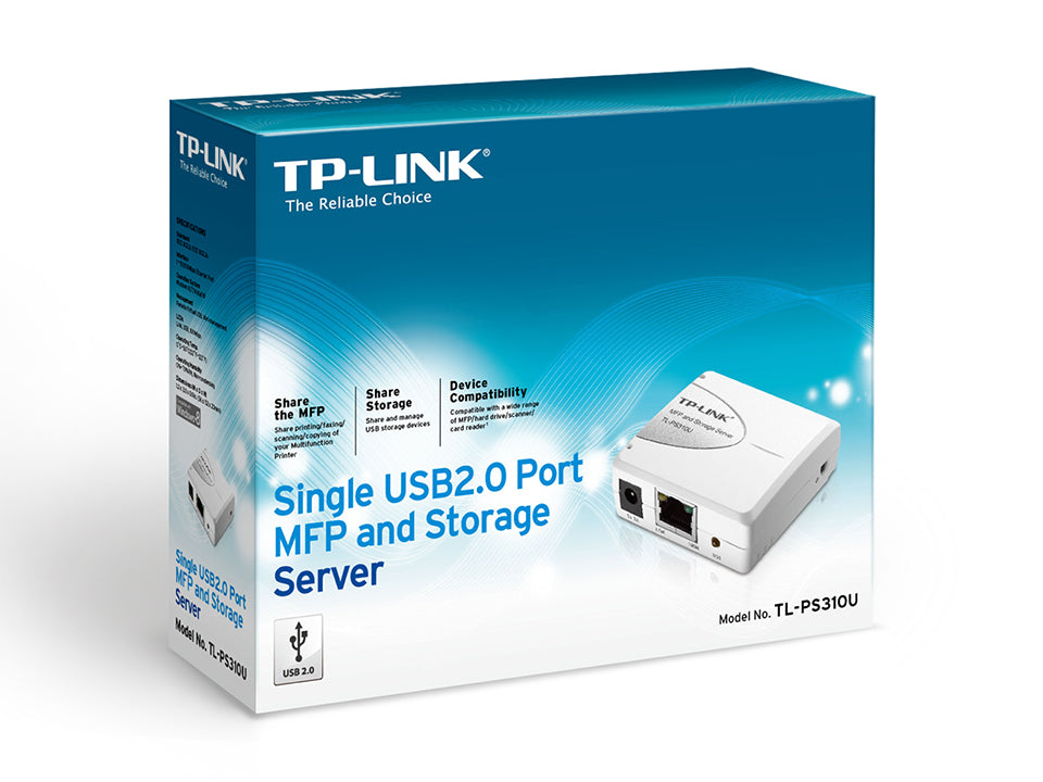 Buy TP-Link Single USB2.0 Port MFP and Storage Server TL-PS310U from Vmart in Pakistan