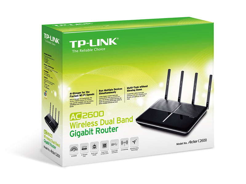Buy TP-Link Archer C2600 Wireless Dual Band Gigabit Router from Vmart in Pakistan