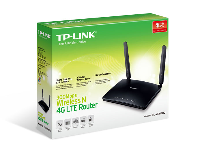 Buy TP-Link TL-MR6400 300Mbps Wireless N 4G LTE Router from Vmart in Pakistan