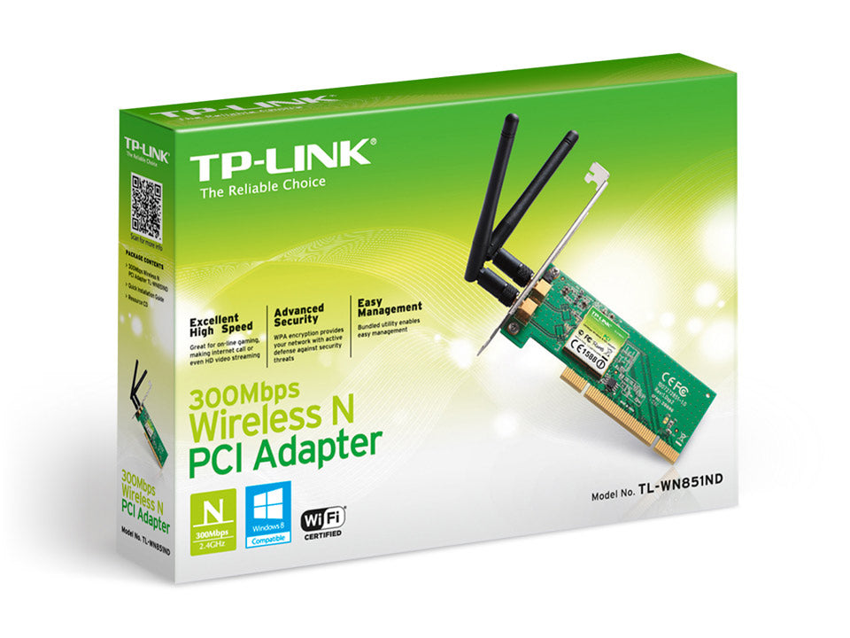 Buy TP-Link TL-WN851ND 300Mbps Wireless N PCI Adapter from Vmart in Pakistan