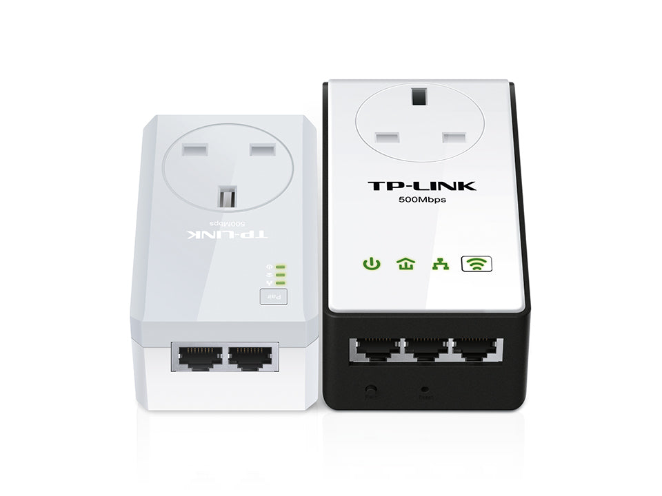 Buy TP-Link TL-WPA4230P KIT AV500 Passthrough Powerline WiFi Kit from Vmart in Pakistan