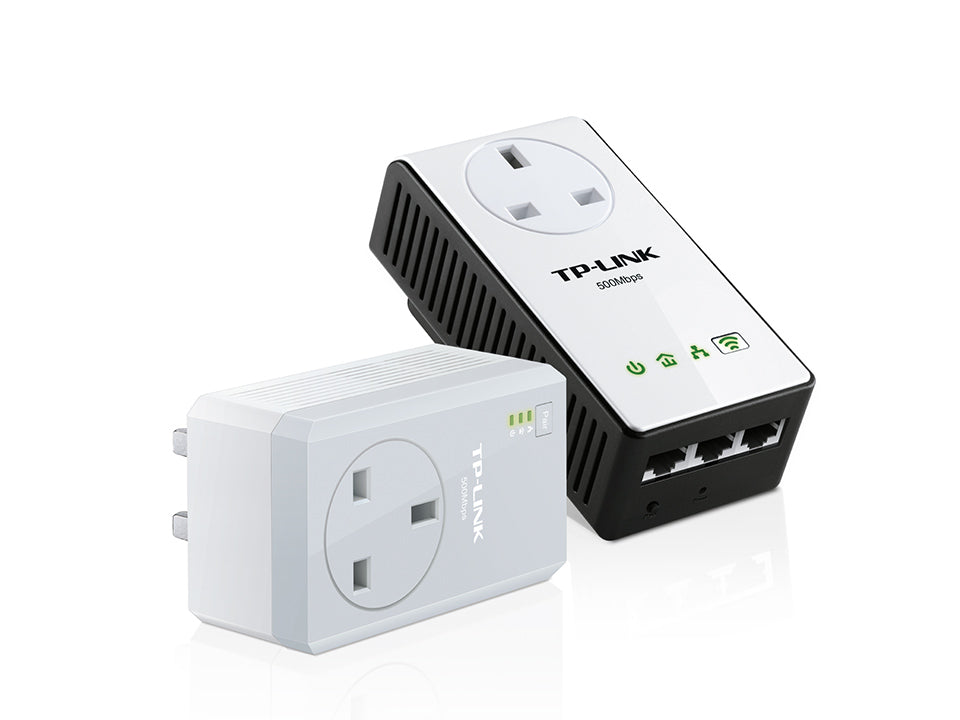 Buy TP-Link TL-WPA4230P KIT AV500 Passthrough Powerline WiFi Kit from Vmart in Pakistan
