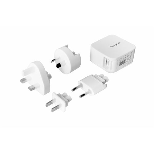 Buy Targus Dual USB Rapid Power Charger (Total 4.2A) - White from Vmart in Pakistan