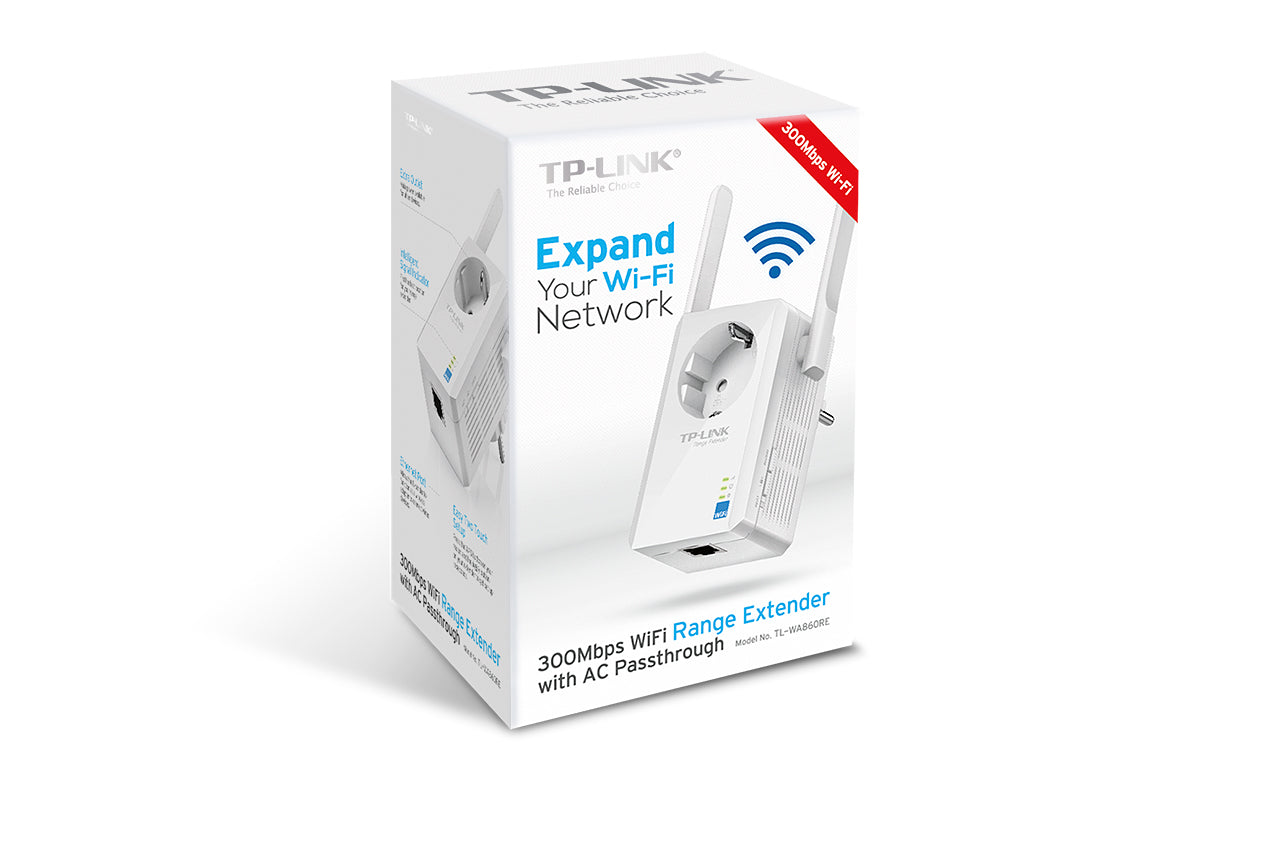 Buy Tp-Link TL-WA860RE 300Mbps WiFi Range Extender with AC Passthrough from Vmart in Pakistan