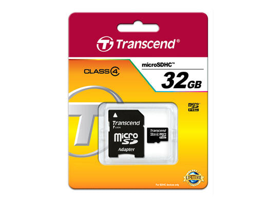 Buy Transcend 32GB microSDHC Card Class 4 (SD 2.0) from Vmart in Pakistan