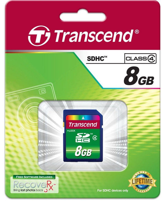 Buy Transcend 8GB SDHC Card (SD2.0 Class 4) from Vmart in Pakistan