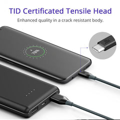 Buy Tronsmart ATC5 Braided Nylon USB-C to USB-A Charging & Syncing Cable 3Ft x 1 - Grey from Vmart in Pakistan