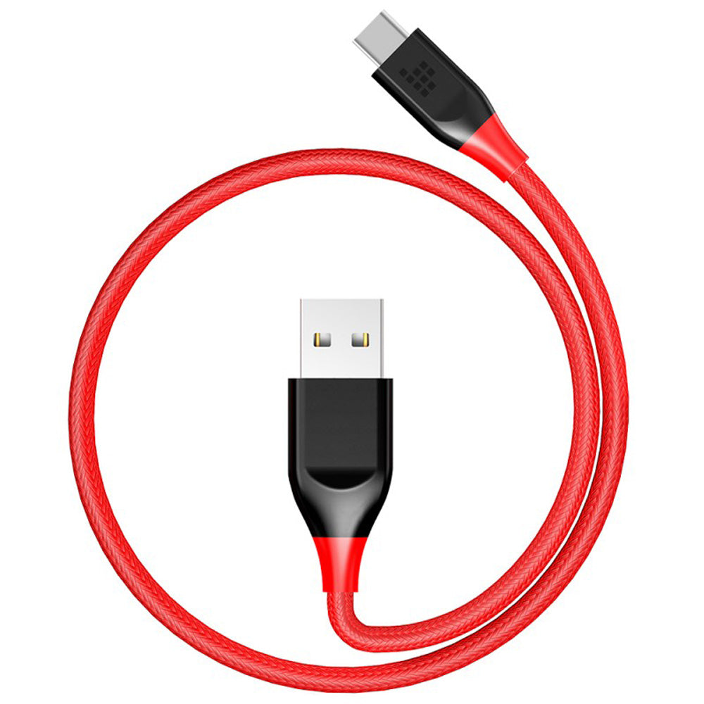 Buy Tronsmart ATC5 Braided Nylon USB-C to USB-A Charging & Syncing Cable 3Ft x 1 - Red from Vmart in Pakistan