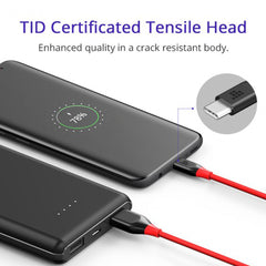 Buy Tronsmart ATC5 Braided Nylon USB-C to USB-A Charging & Syncing Cable 3Ft x 1 - Red from Vmart in Pakistan