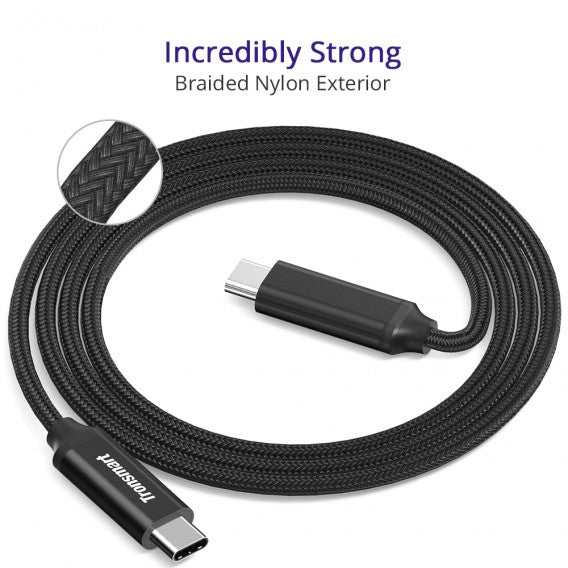 Buy Tronsmart CPP2 Powerlink Braided Nylon USB C to USB C 2.0 Cable 3.3 Feet 2 Pack from Vmart in Pakistan