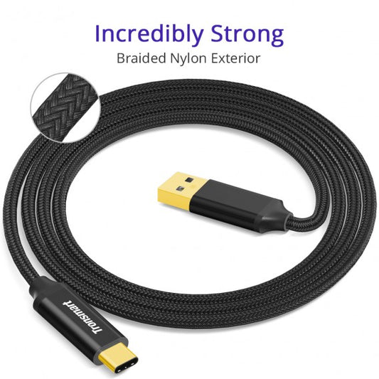 Buy Tronsmart CPP9 Braided Nylon USB-C to USB-A 3.0 Cable (1ft*1, 3.3ft*1, 6ft*1/3 Pack) from Vmart in Pakistan