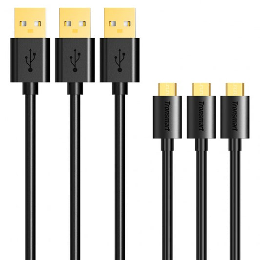 Buy Tronsmart MUPP2 Premium USB Cables 3 Pack (6ft*3 ) with Gold Connector from Vmart in Pakistan