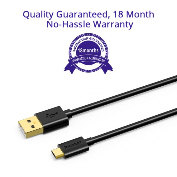 Buy Tronsmart MUPP2 Premium USB Cables 3 Pack (6ft*3 ) with Gold Connector from Vmart in Pakistan