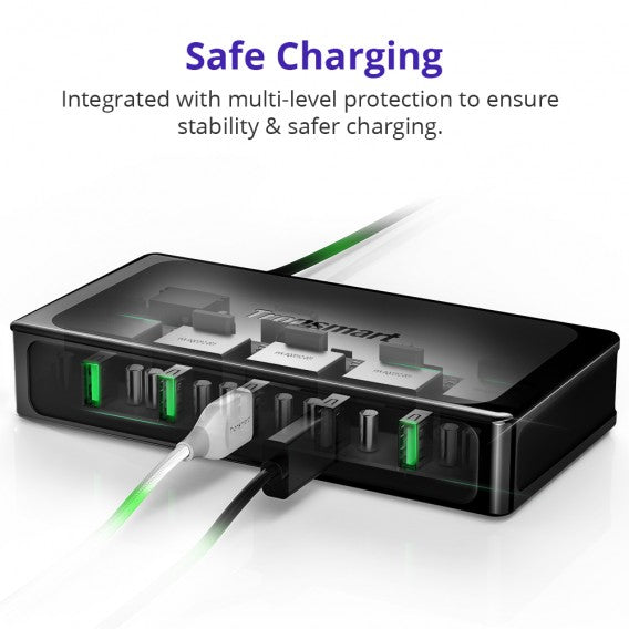 Buy Tronsmart U5TF Titan Plus 90W 5 Ports USB Desktop Charger from Vmart in Pakistan