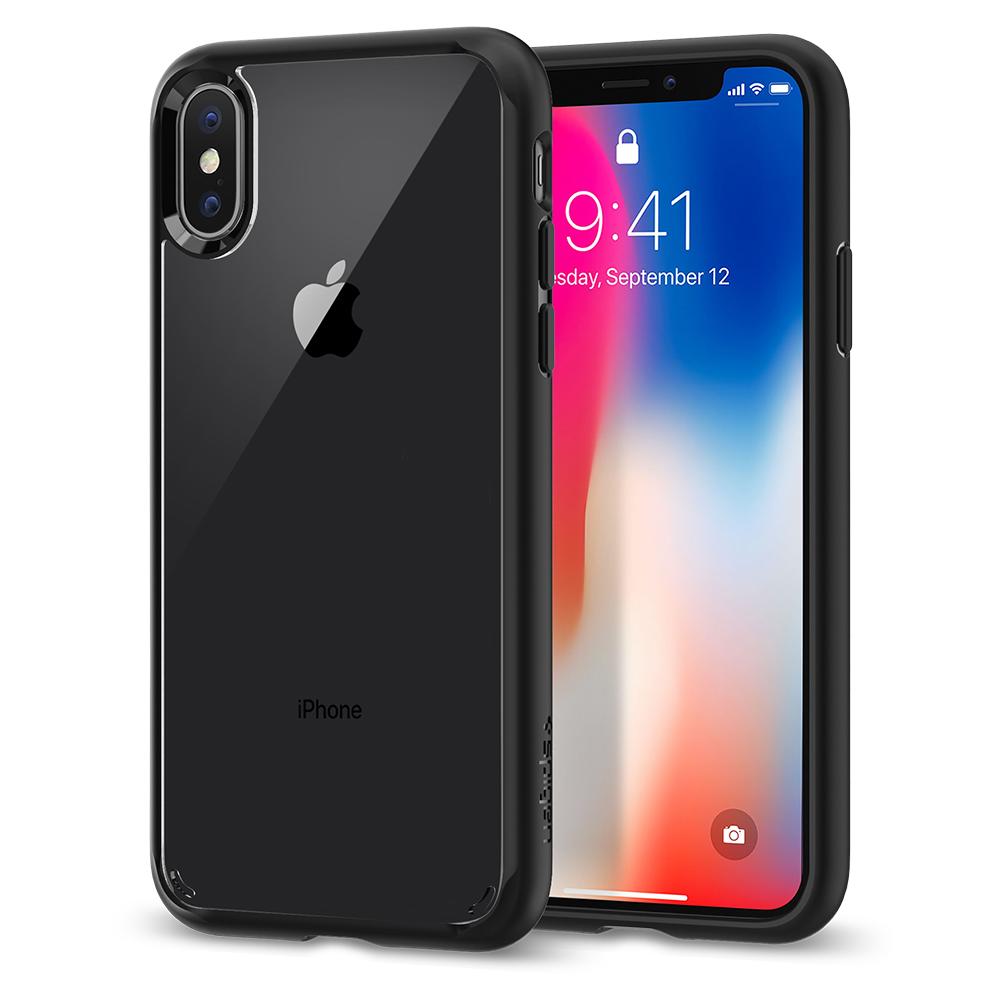 Buy Spigen Apple iPhone X Case Ultra Hybrid - Matte Black from Vmart in Pakistan