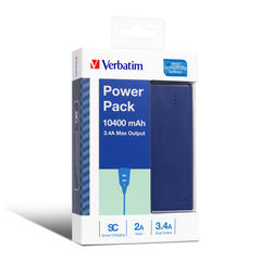 Buy Verbatim 10400mAh Li-ion Power Pack (Blue) from Vmart in Pakistan