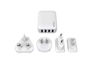 Buy Verbatim 65124 4.8A 4 Ports Traveller Charger - White from Vmart in Pakistan