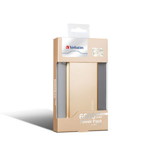 Buy Verbatim 64682 6000mAh Li-Polymer Power Pack Charger (Gold) from Vmart in Pakistan