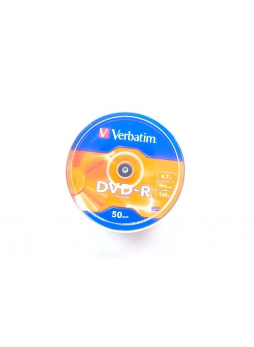 Buy Verbatim DVD-R 4.7GB 16X 50PK Spindle Made In Japan from Vmart in Pakistan