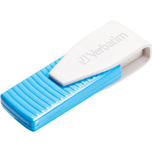 Buy Verbatim 8GB Swivel USB Flash Drive - Caribbean Blue from Vmart in Pakistan