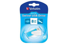 Buy Verbatim 8GB Swivel USB Flash Drive - Caribbean Blue from Vmart in Pakistan
