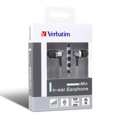 Buy Verbatim Metallic In-ear Earphone with Mic - Grey from Vmart in Pakistan
