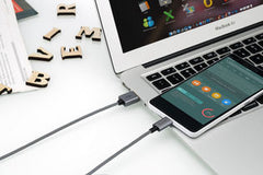 Buy Verbatim Type C to A 2.0 Metallic Cable 120 cm - Grey from Vmart in Pakistan