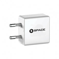 Buy Space Dual Port USB Wall Charger WC-101 - White from Vmart in Pakistan