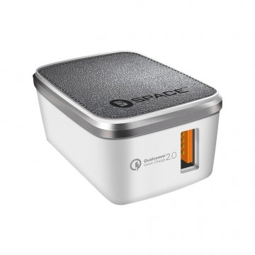 Buy Space Quick Charge 2.0 Wall Charger WC-121 - White from Vmart in Pakistan