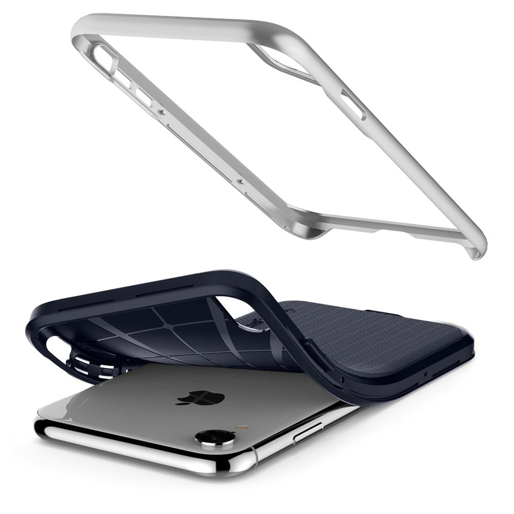 Buy Spigen iPhone XR Case Neo Hybrid - Satin Silver from Vmart in Pakistan