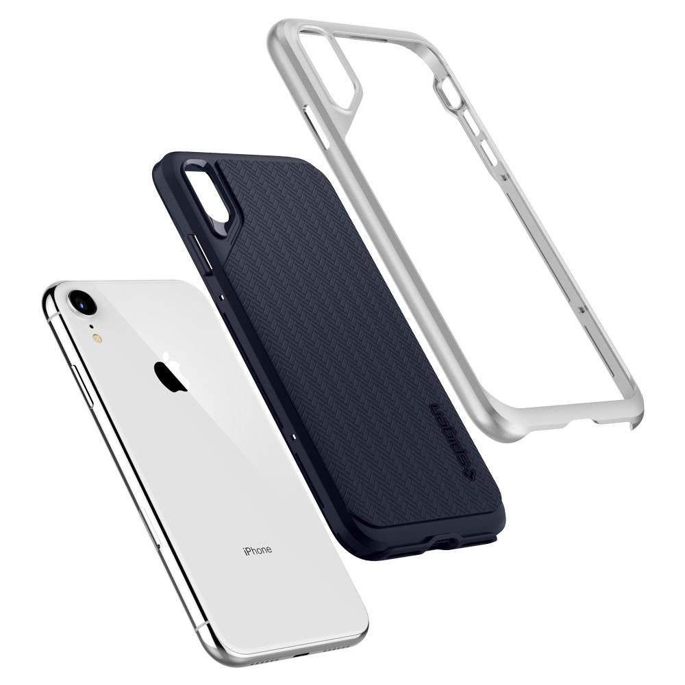 Buy Spigen iPhone XR Case Neo Hybrid - Satin Silver from Vmart in Pakistan