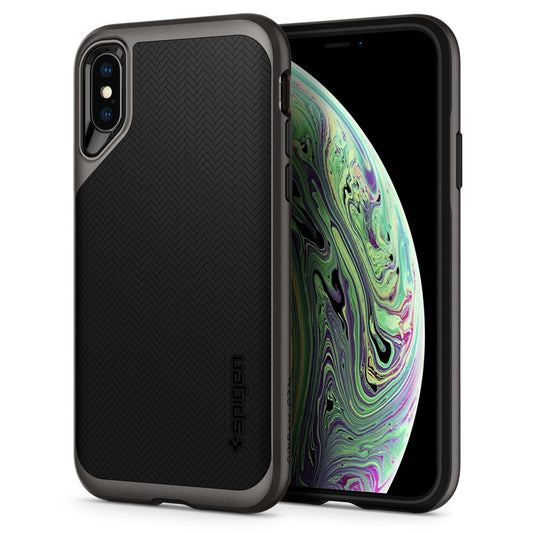 Buy Spigen iPhone XS Case Neo Hybrid - Gunmetal from Vmart in Pakistan