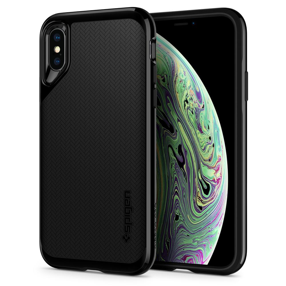 Buy Spigen iPhone XS Case Neo Hybrid - Jet Black from Vmart in Pakistan