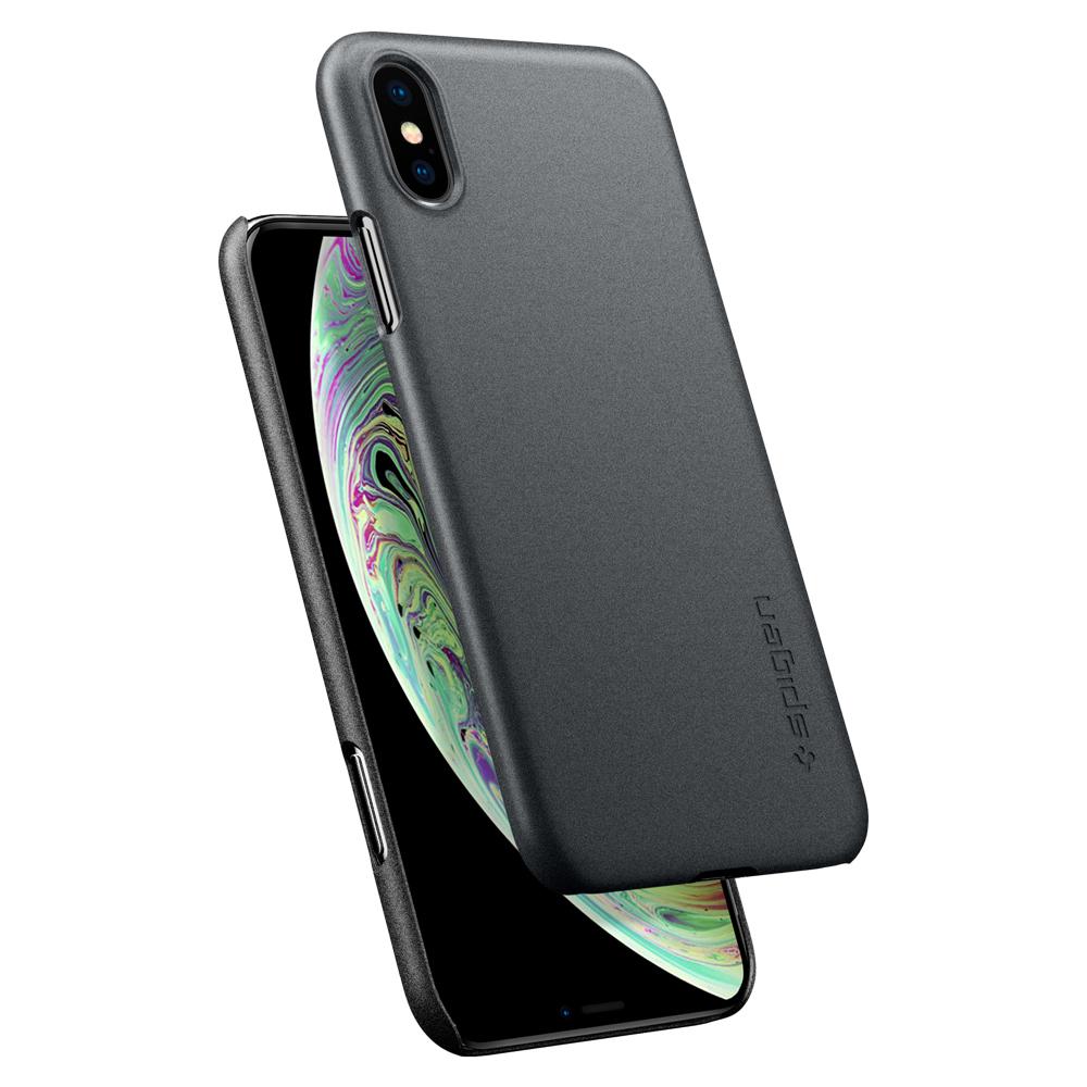Buy Spigen iPhone XS Case Thin Fit - Graphite Gray from Vmart in Pakistan