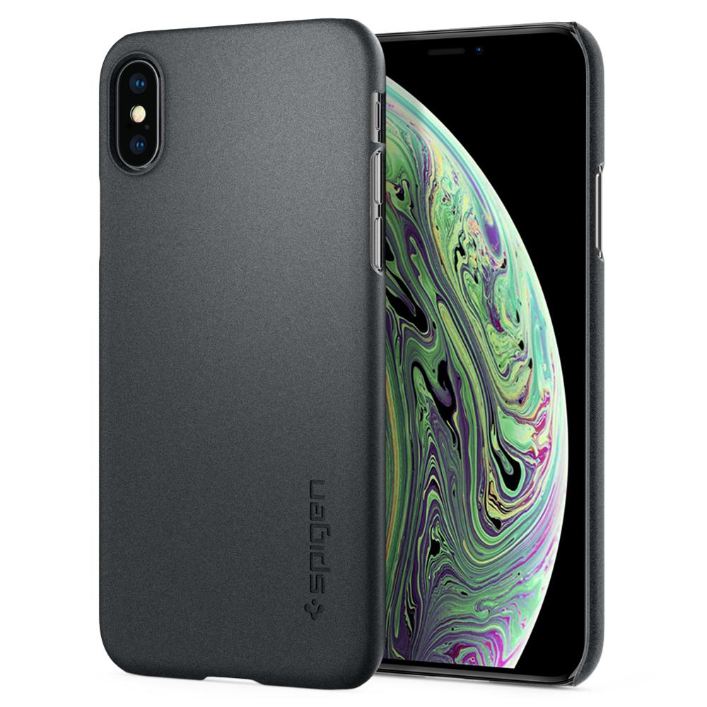 Buy Spigen iPhone XS Case Thin Fit - Graphite Gray from Vmart in Pakistan