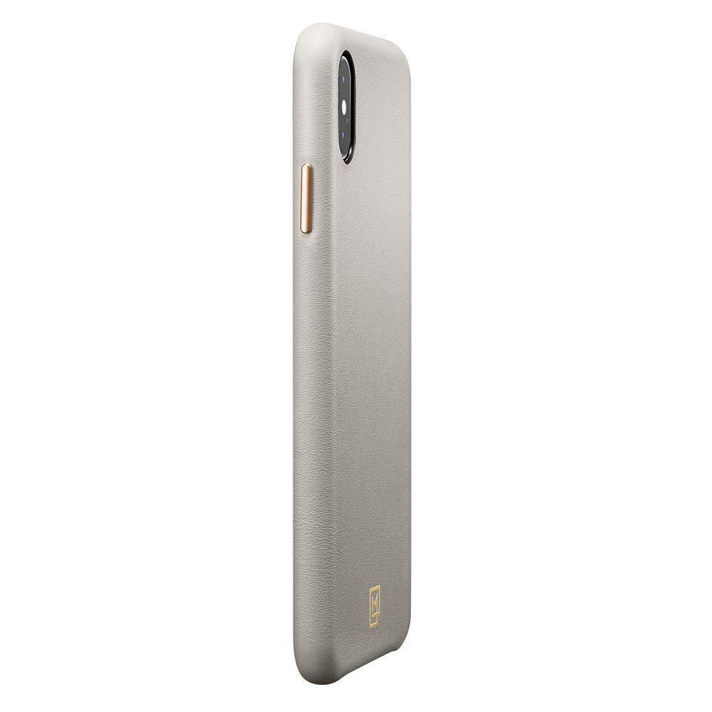 Buy Spigen iPhone X/XS La Manon Câlin Leather Case - Oatmeal Beige from Vmart in Pakistan
