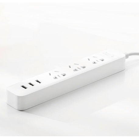Buy Xiaomi Mi Power Strip Board With 3 USB Port 2A Fast Charge Mini Socket Adapter - White from Vmart in Pakistan