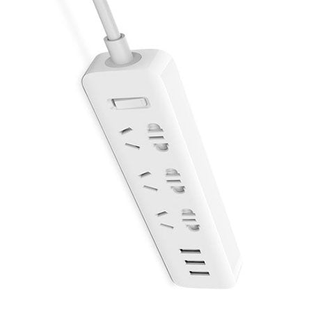 Buy Xiaomi Mi Power Strip Board With 3 USB Port 2A Fast Charge Mini Socket Adapter - White from Vmart in Pakistan