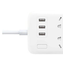 Buy Xiaomi Mi Power Strip / Patch 6 Board With USB Ports + Multi-Outlet from Vmart in Pakistan